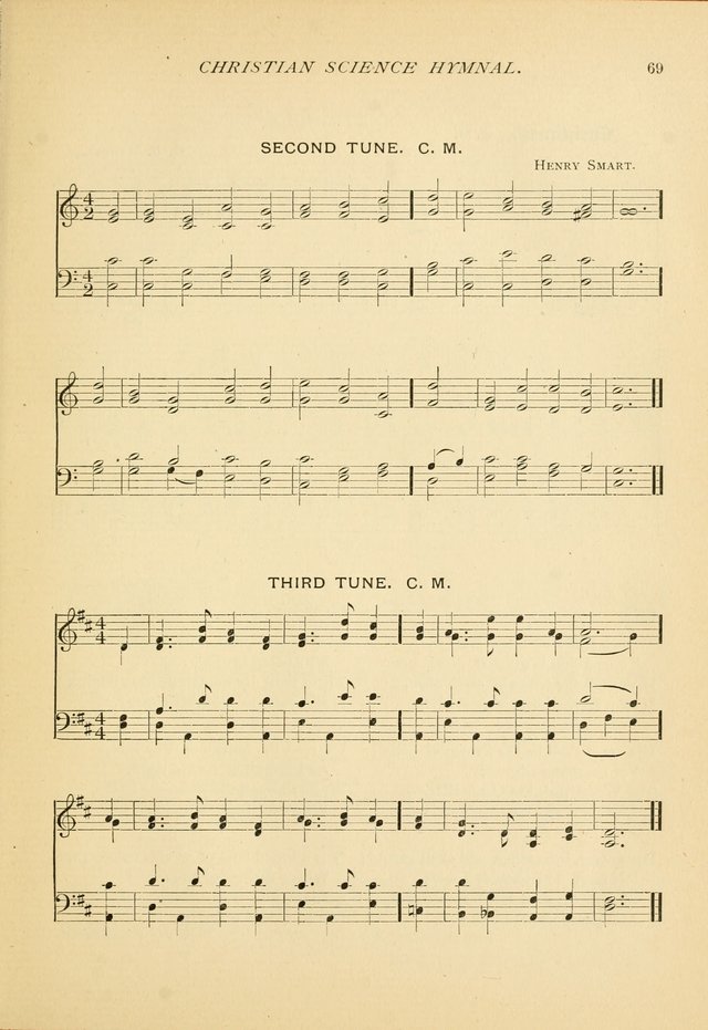 Christian Science Hymnal: a selection of spiritual songs page 69