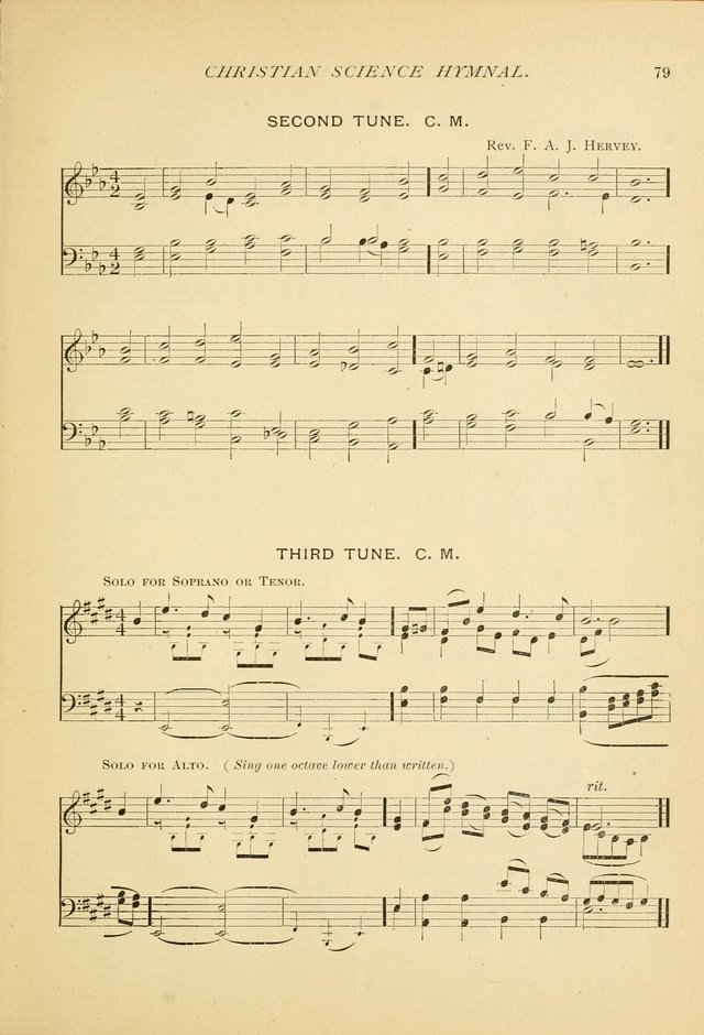 Christian Science Hymnal: a selection of spiritual songs page 79