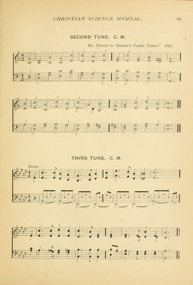 Christian Science Hymnal: a selection of spiritual songs page 83