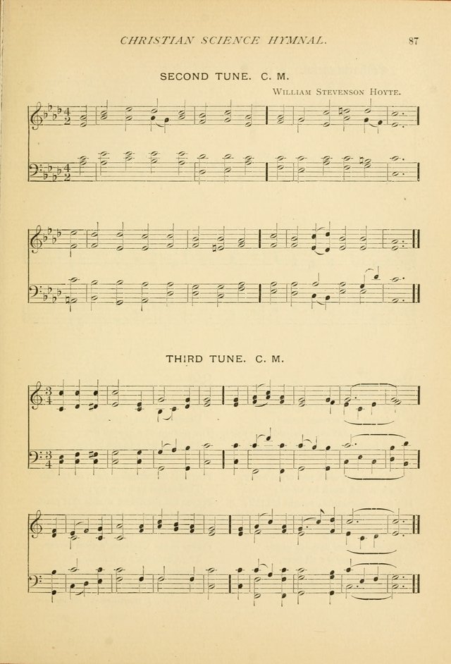 Christian Science Hymnal: a selection of spiritual songs page 87