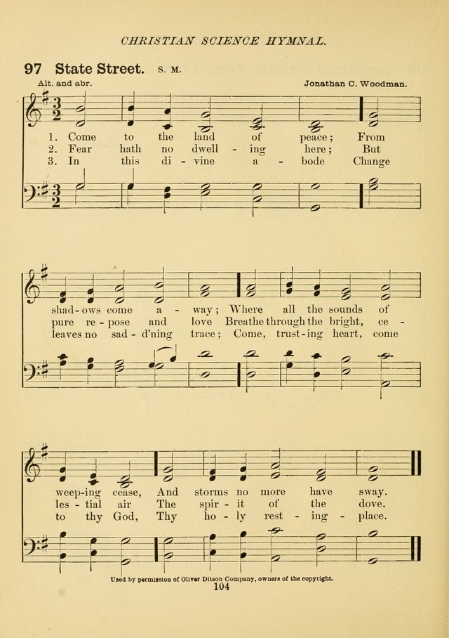 Christian Science Hymnal: a selection of spiritual songs page 113