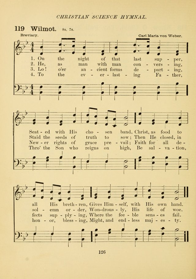 Christian Science Hymnal page 135