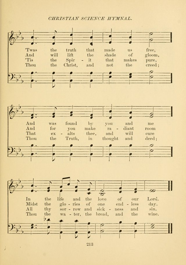 Christian Science Hymnal page 222