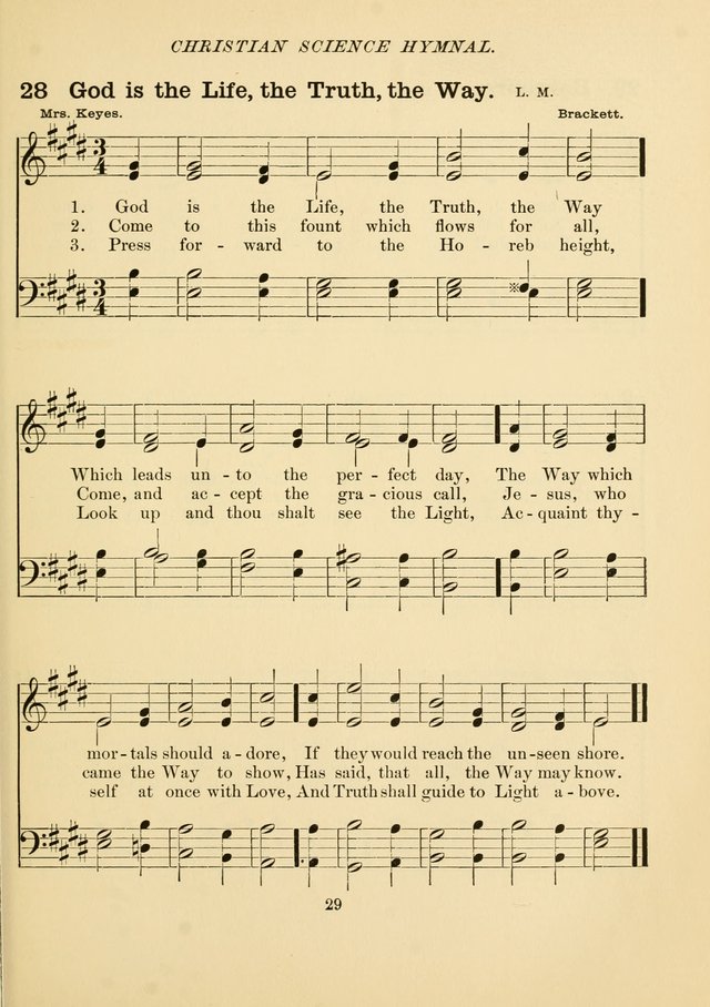 Christian Science Hymnal page 38