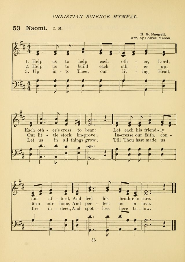 Christian Science Hymnal page 65
