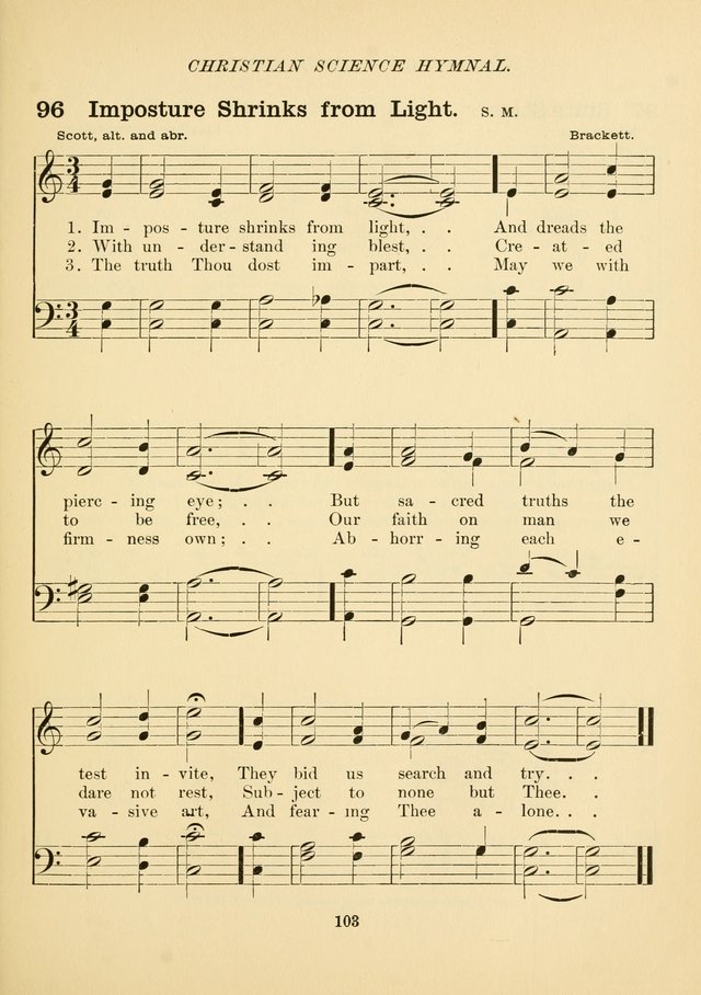 Christian Science Hymnal page 112