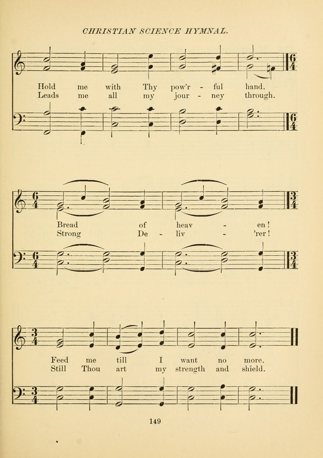 Christian Science Hymnal page 158