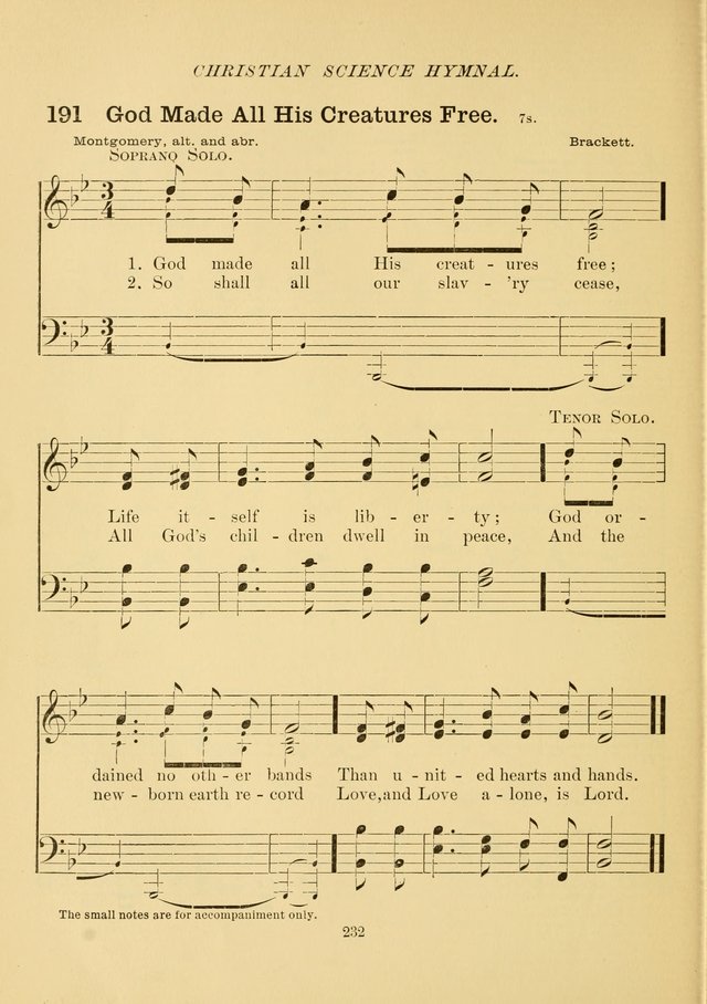 Christian Science Hymnal page 241