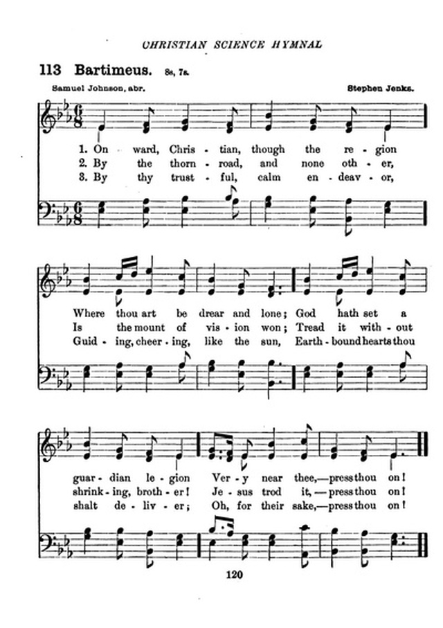 Christian Science Hymnal page 120