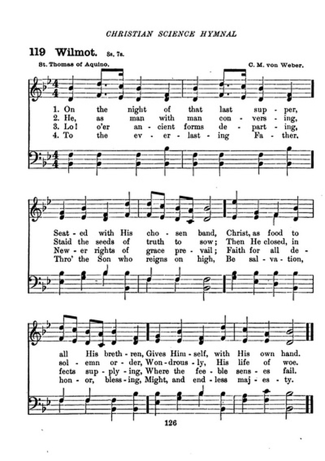 Christian Science Hymnal page 126