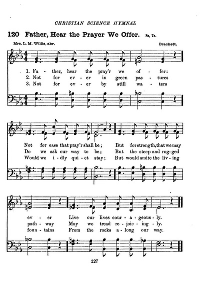 Christian Science Hymnal page 127