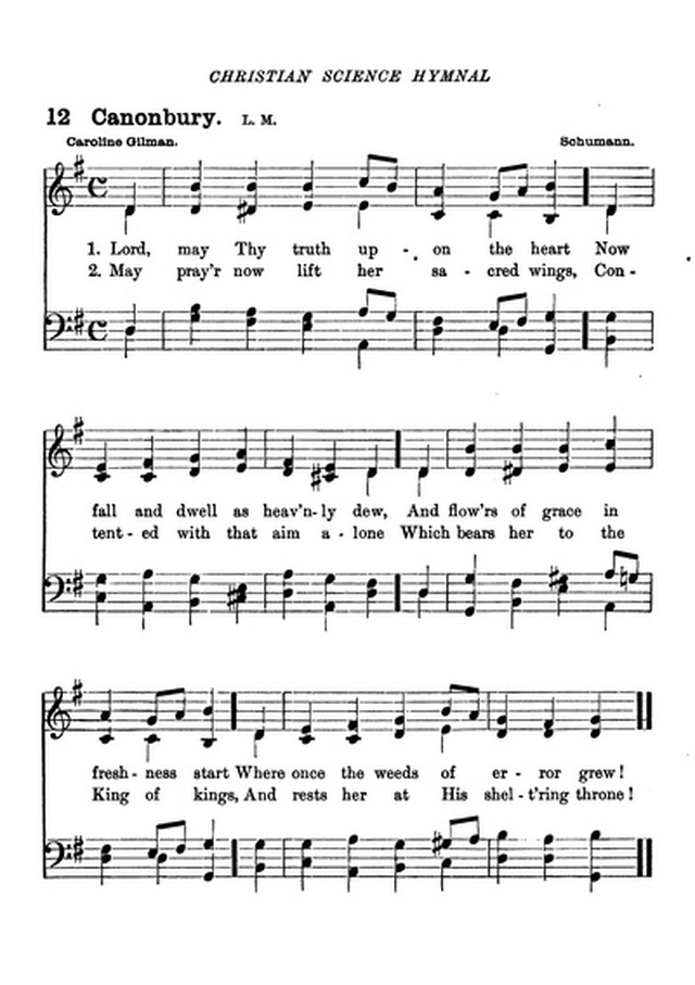 Christian Science Hymnal page 13