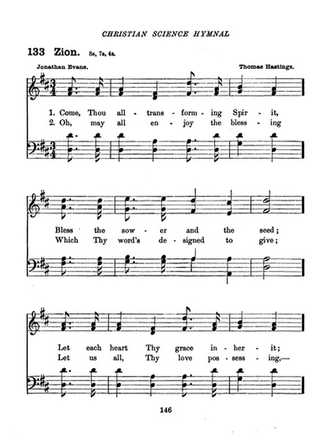 Christian Science Hymnal page 146