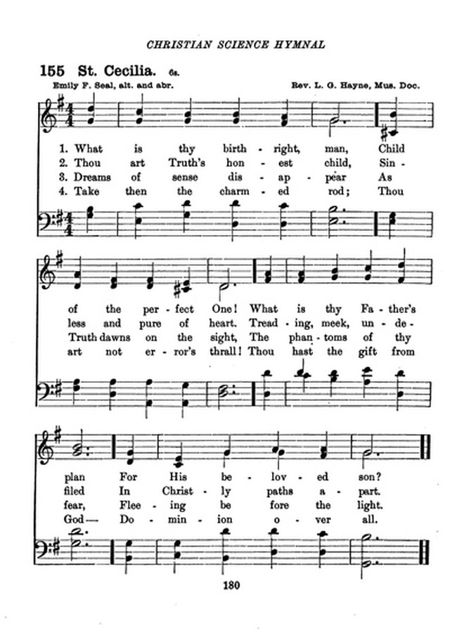 Christian Science Hymnal page 180