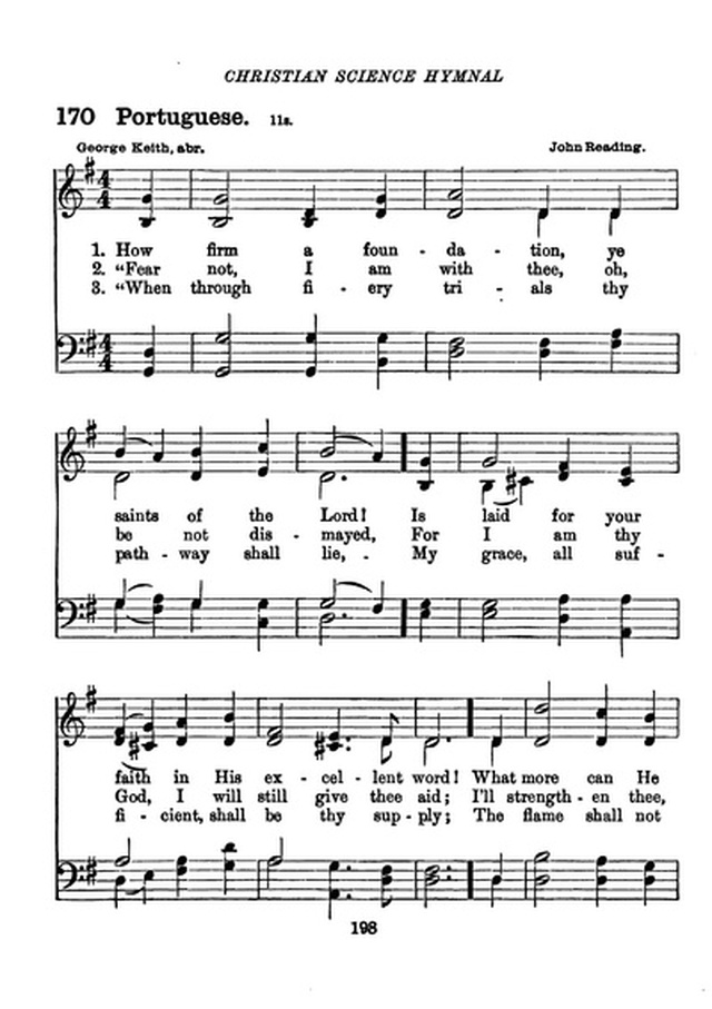 Christian Science Hymnal page 198