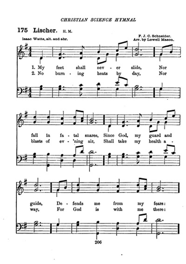 Christian Science Hymnal page 206