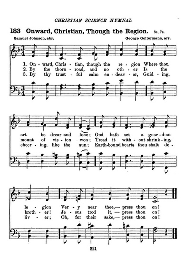 Christian Science Hymnal page 221