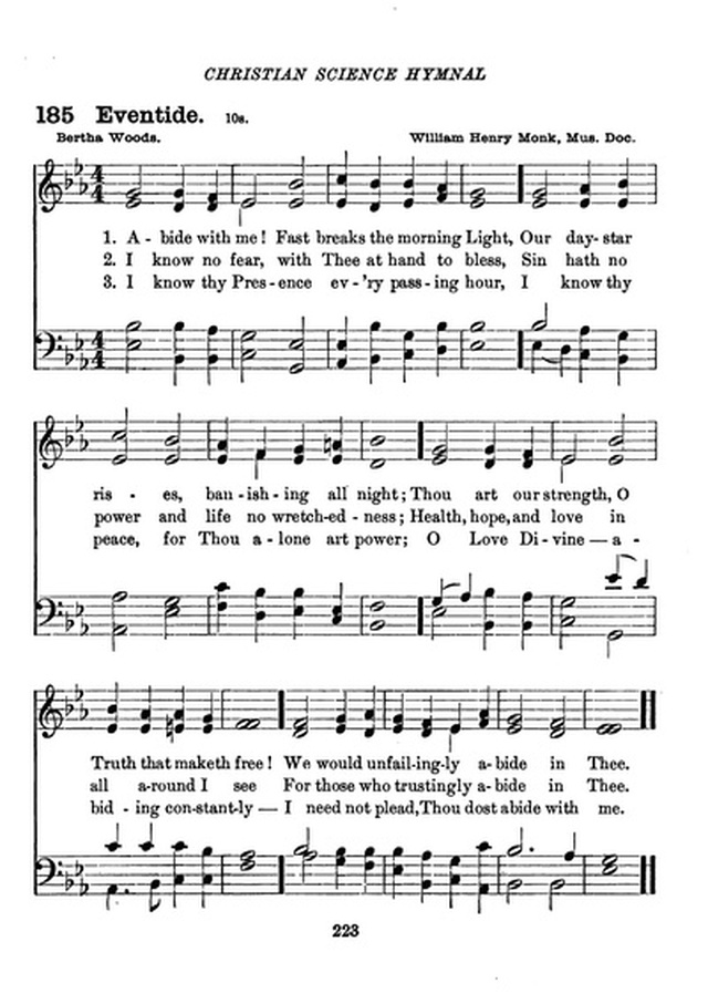 Christian Science Hymnal page 223