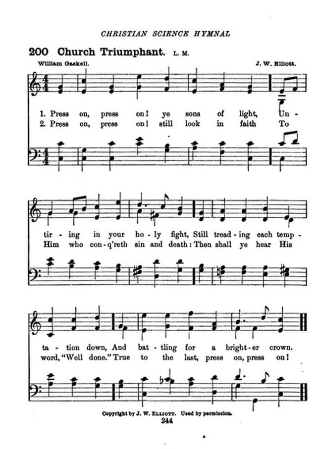 Christian Science Hymnal page 244