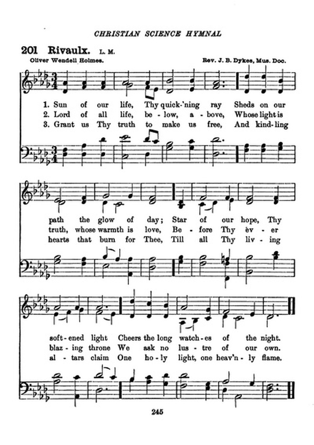 Christian Science Hymnal page 245