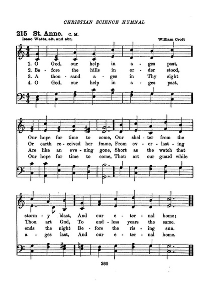 Christian Science Hymnal page 260