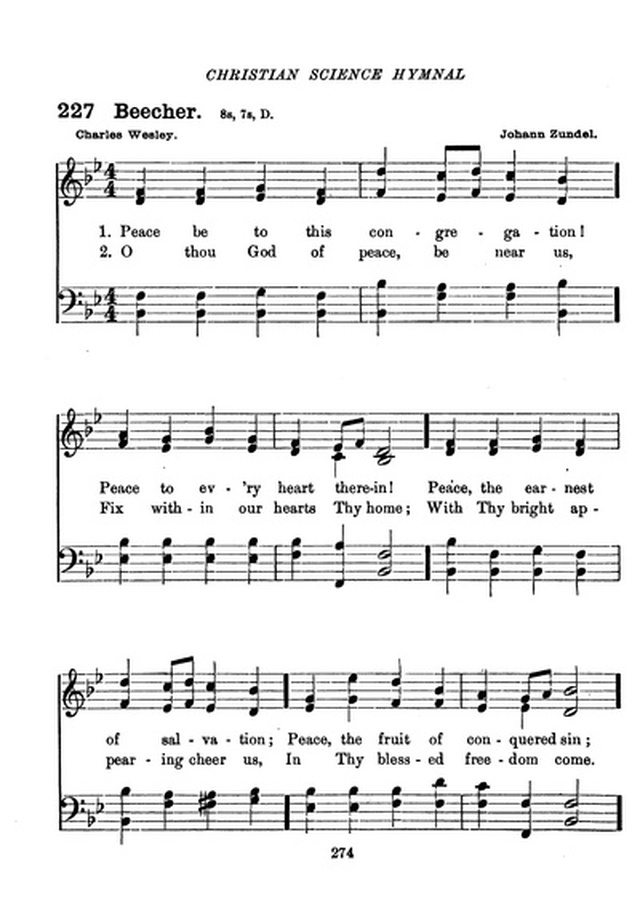 Christian Science Hymnal page 274