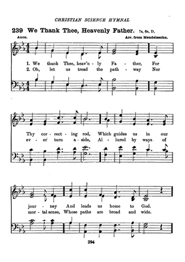 Christian Science Hymnal page 294