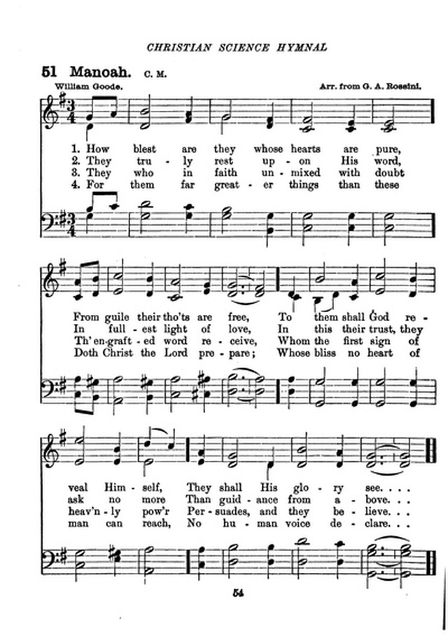 Christian Science Hymnal page 54