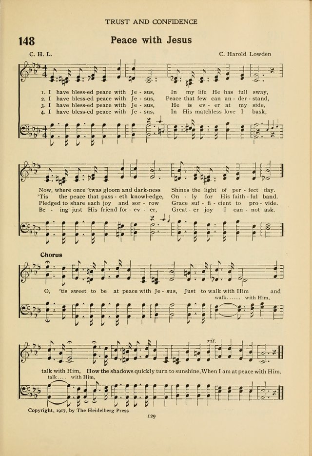 The Church School Hymnal page 129