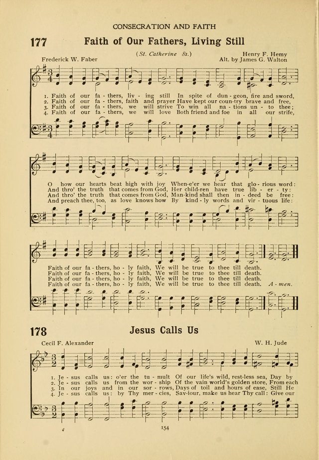 The Church School Hymnal page 154