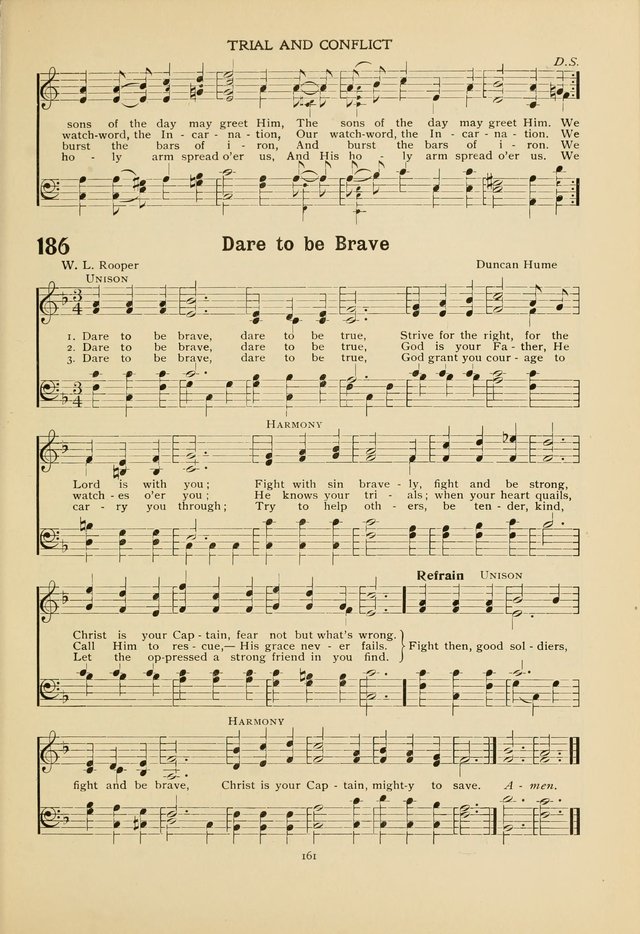 The Church School Hymnal page 161