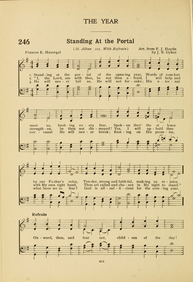 The Church School Hymnal page 212