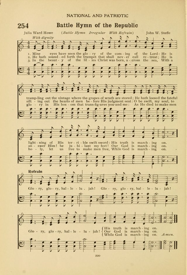 The Church School Hymnal page 220