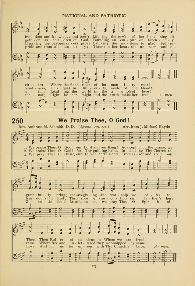 The Church School Hymnal page 225