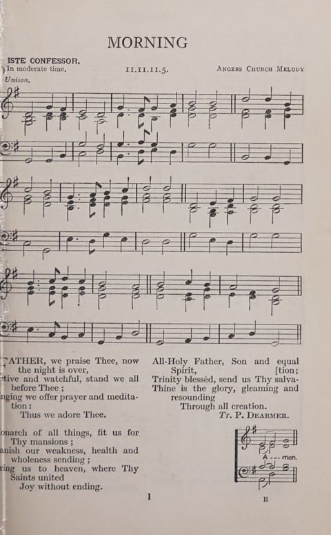 The Church and School Hymnal page 1