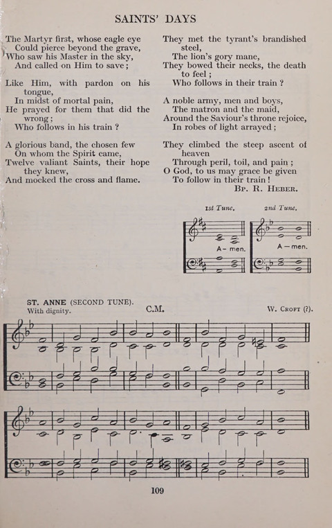 The Church and School Hymnal page 109