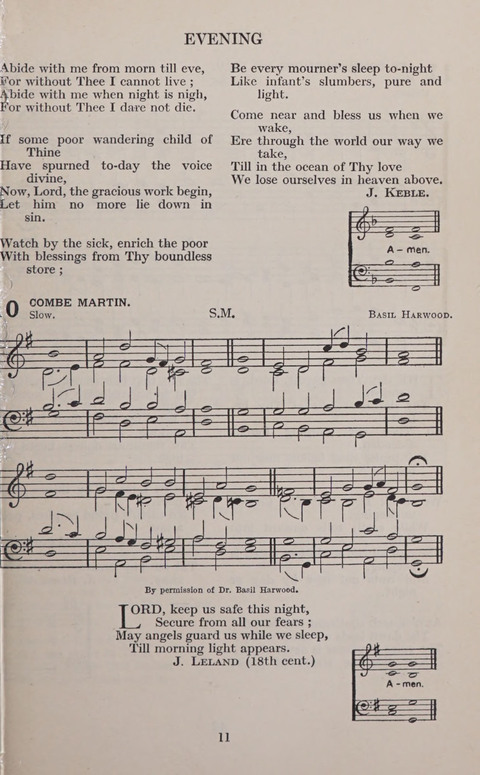 The Church and School Hymnal page 11