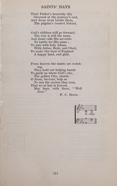 The Church and School Hymnal page 111