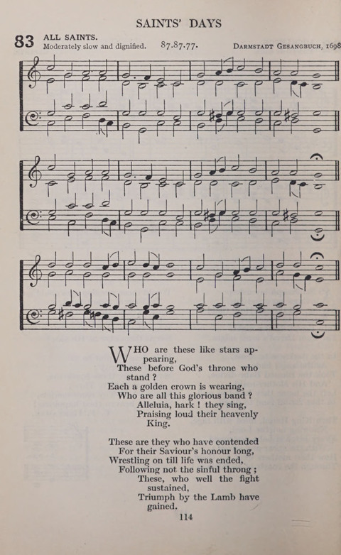 The Church and School Hymnal page 114