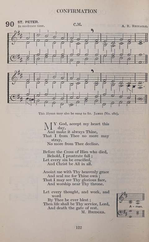 The Church and School Hymnal page 122