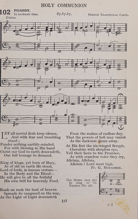 The Church and School Hymnal page 137