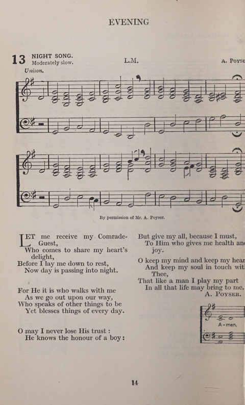 The Church and School Hymnal page 14