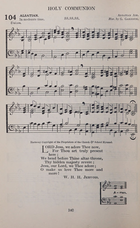 The Church and School Hymnal page 140
