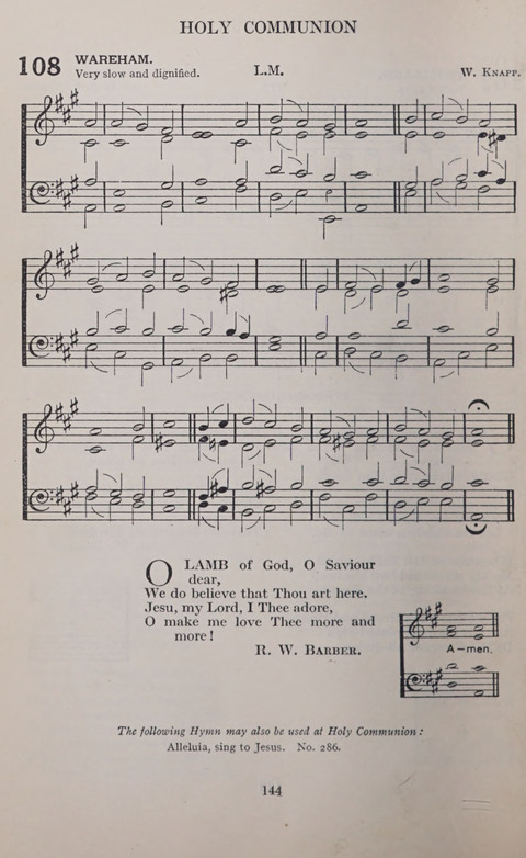 The Church and School Hymnal page 144