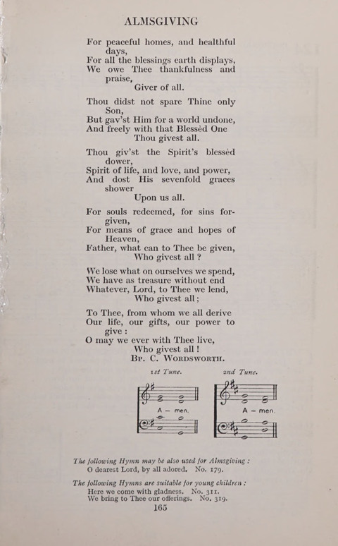 The Church and School Hymnal page 165