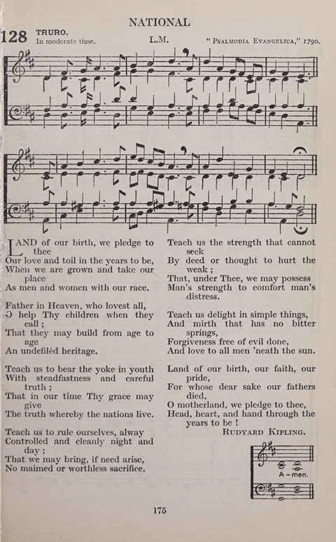 The Church and School Hymnal page 175