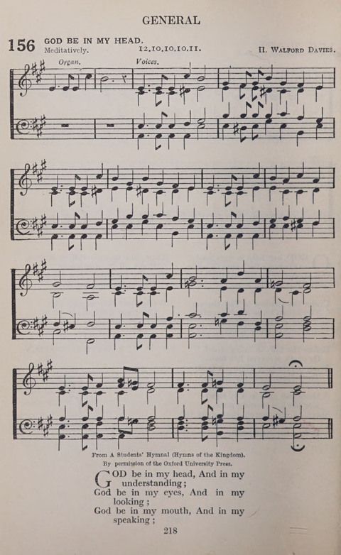 The Church and School Hymnal page 218
