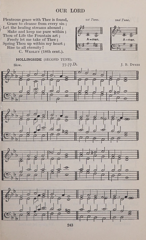 The Church and School Hymnal page 243