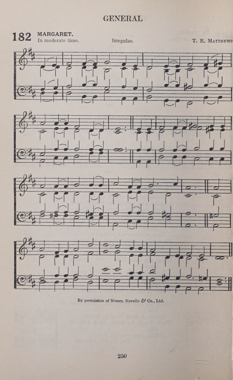 The Church and School Hymnal page 250