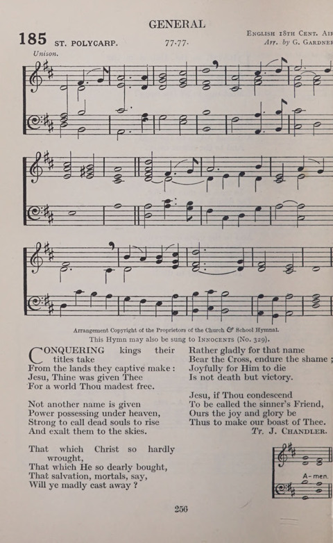 The Church and School Hymnal page 256
